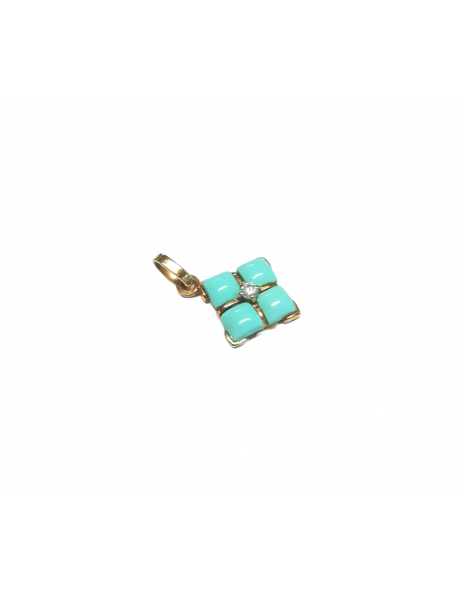 Pendant "Turquoise Sea" in...