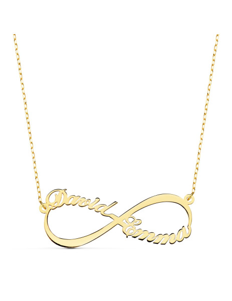 Choker with infinity design...
