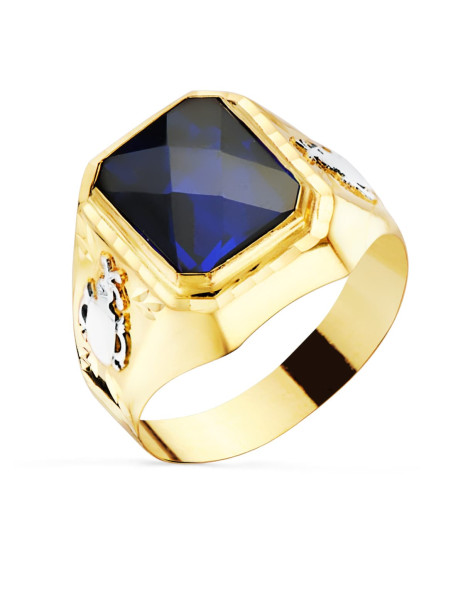 sello oro azul