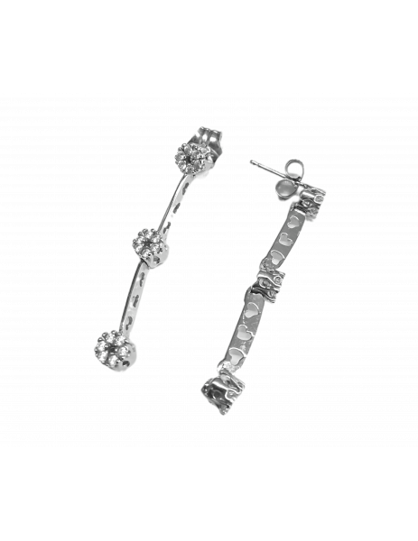 Pendientes  largos "Flor"...