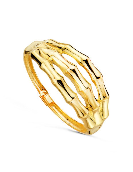 18K Gold "Bamboo" Ring