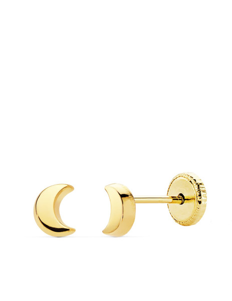 Pendiente Bebé Luna Oro 18K