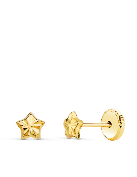 Pendiente Bebé Estrella Oro...