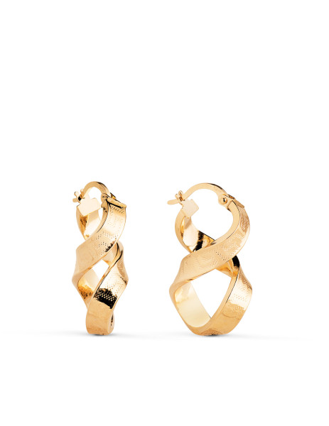 Pendientes de aro espiral...