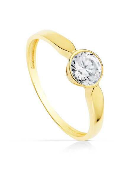 18K White gold engagement ring 2