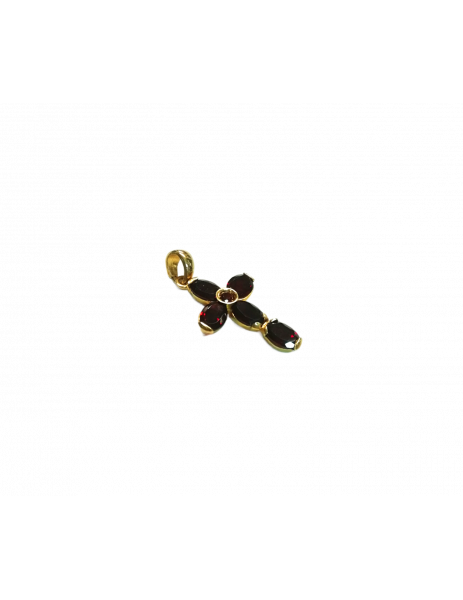 Cross "Garnet" in 18k gold 2