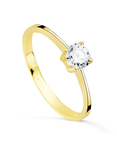 18K White Gold Solitaire estepona 2
