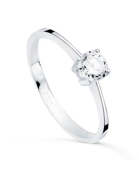 18K White Gold Solitaire estepona