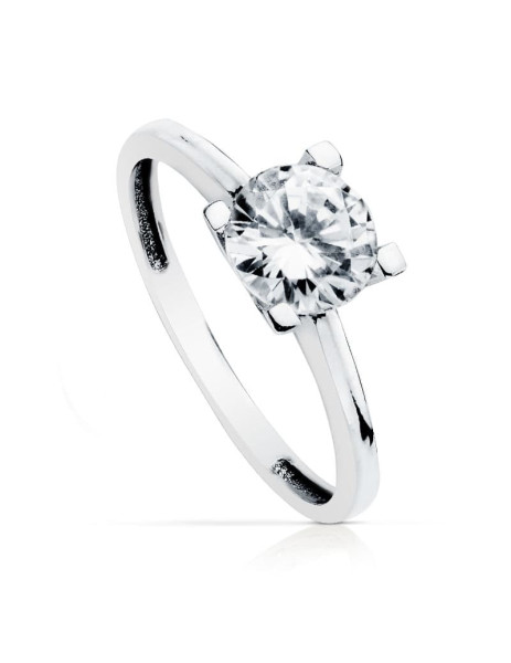 Sortija Solitario en Oro...