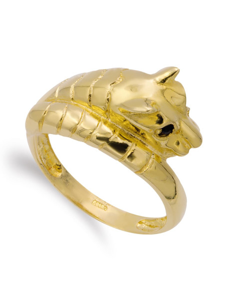 Anillo Puma en Oro 18K con...