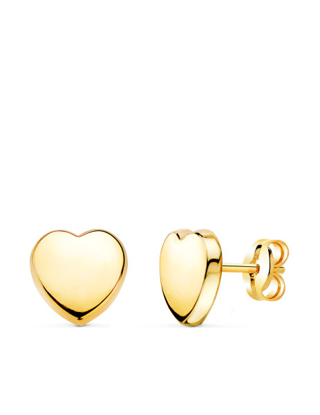 Pendiente Corazón Oro 18K