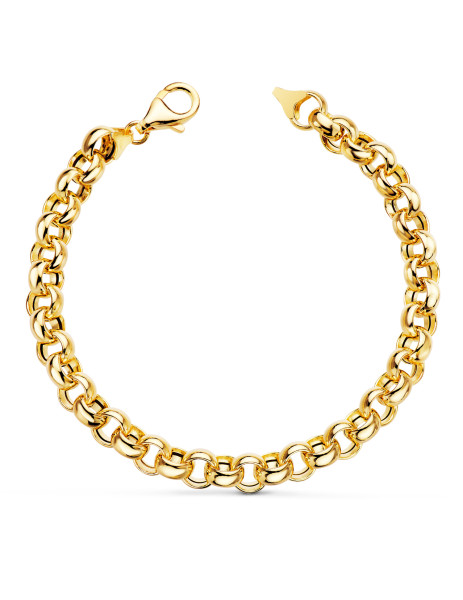 Pulsera Diseño Rolo Oro 18K