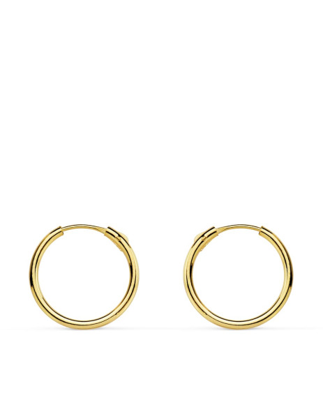 Aros "Criolla" redondo Oro 18K