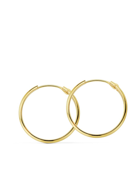 Aros "Criolla" redondo Oro 18K