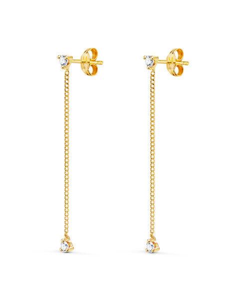 Long Earrings with Stones...