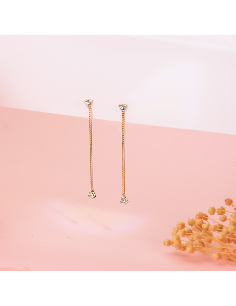 Long Earrings with Stones... 2