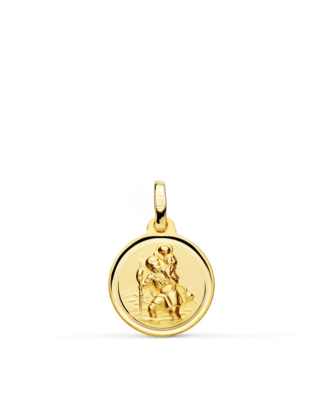 18K Gold Medal "Saint...