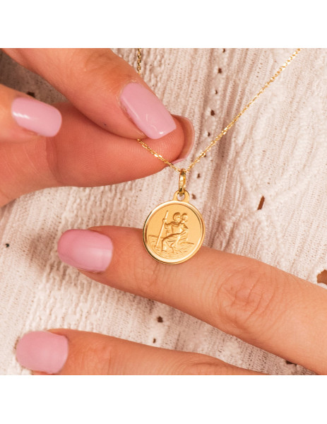 18K Gold Medal "Saint... 2