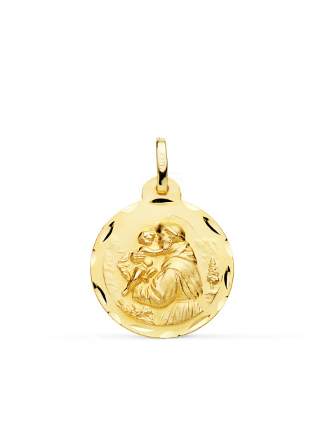 18K Gold Medal  "Saint...