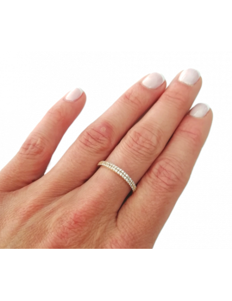 Ring "Duo" in Gold 18K 2