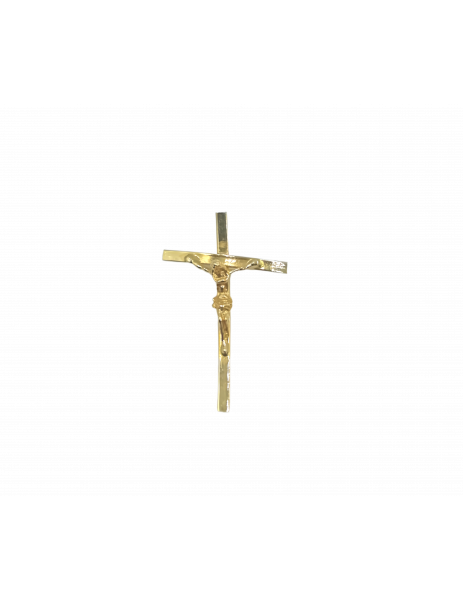 18K Gold "Curve" Cross with...