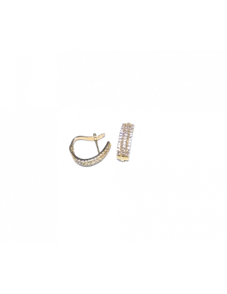 Earrings "Three Ways" 18K 2