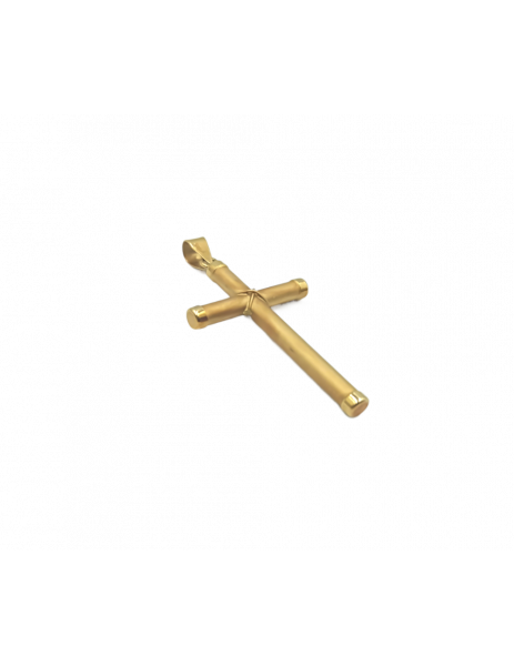 "Knot" Cross in 18K Gold 2