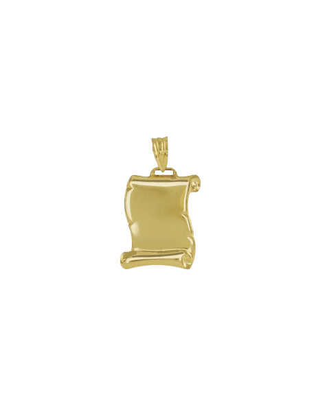Colgante "Pergamino" Oro 18K