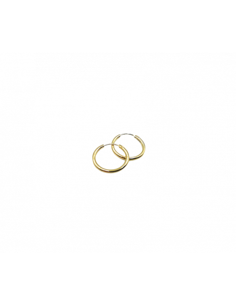 Aros "Criolla" redondo Oro 18K 2