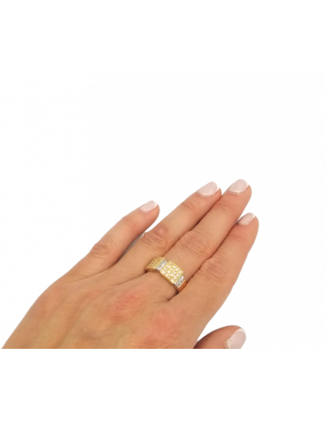 anillo oro blanco y amarillo estepona 2