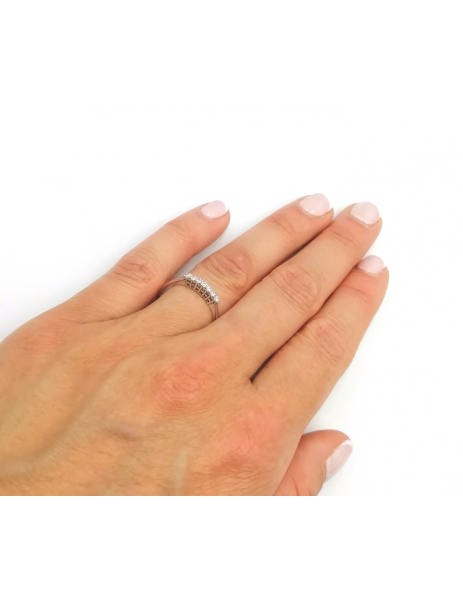 Ring "Elise" White Gold 18K... 2