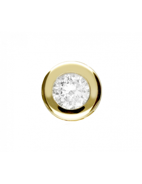 Pendant "Chaton"  gold 18K