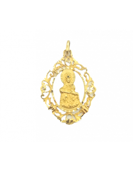 Medalla silueta con cerco...