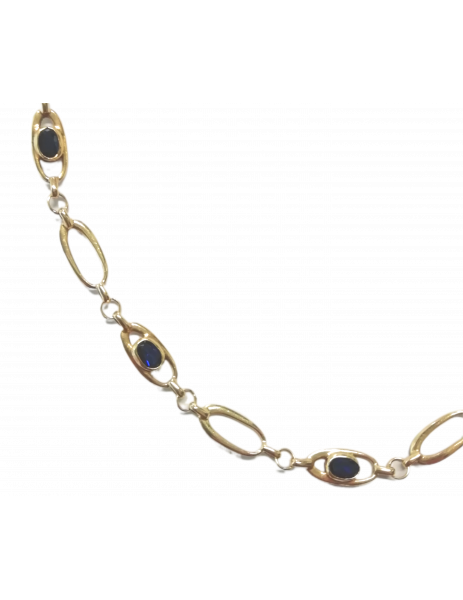 Necklace Sapphires and Gold... 2