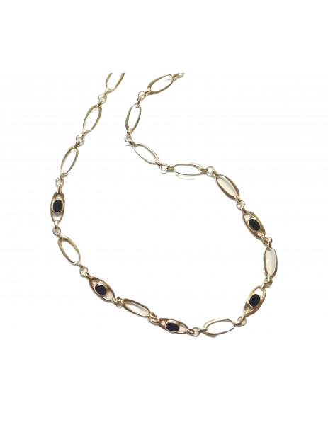 Necklace Sapphires and Gold...
