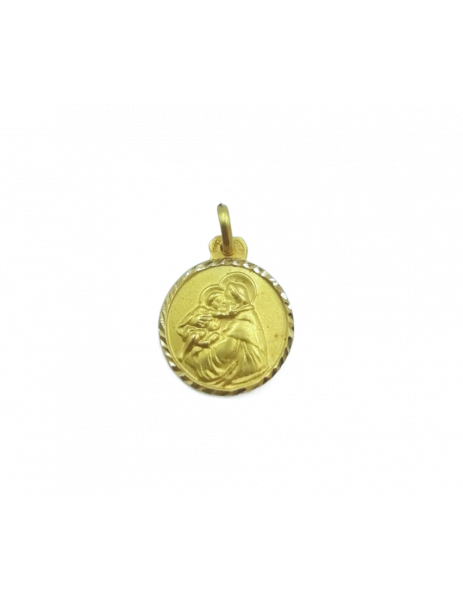 18K Gold "Saint Joseph" Medal 2