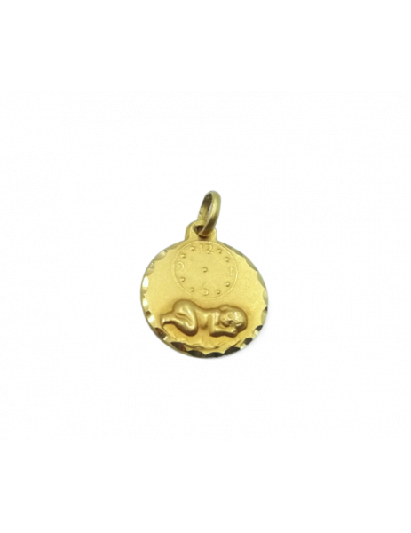 medalla bebe reloj oro estepona 2