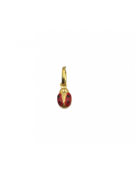 18K Gold "Ladybug" Pendant