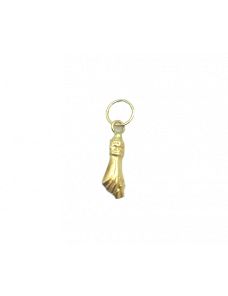 18K Gold "Fist" Pendant