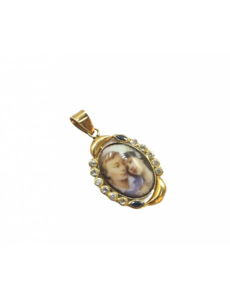 18K Gold "Lovers in... 2