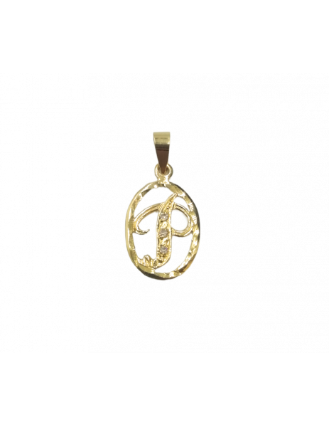 "Initial P with Carved...