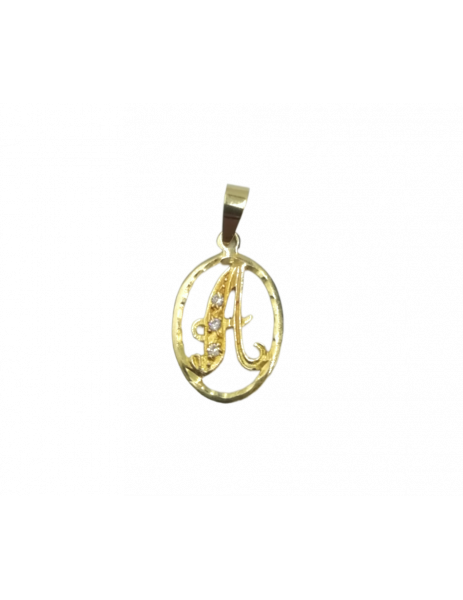 "Initial A with Carved...