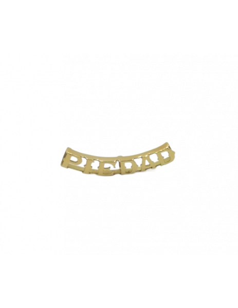 18K Gold "Piedad Name" Pendant