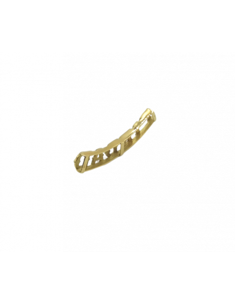 18K Gold "Piedad Name" Pendant 2