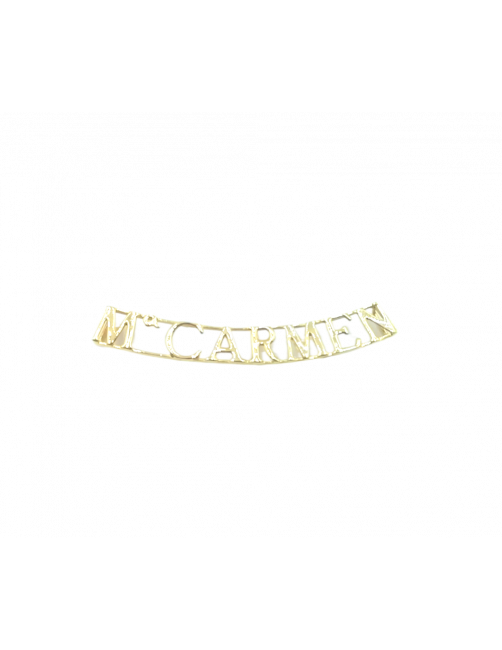 colgante nombre mari carmen oro