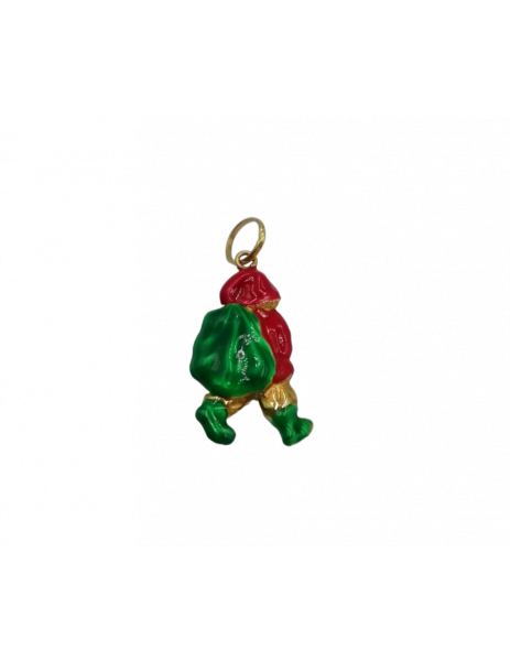 papa noel navidad oro 2